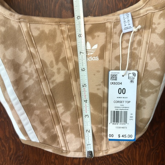 NWT Adidas Originals corset top size 00 - Picture 9 of 13